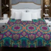 Festive Colorful Ethnic Pattern Duvet Cover