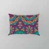 Festive Colorful Ethnic Pattern Pillow Case