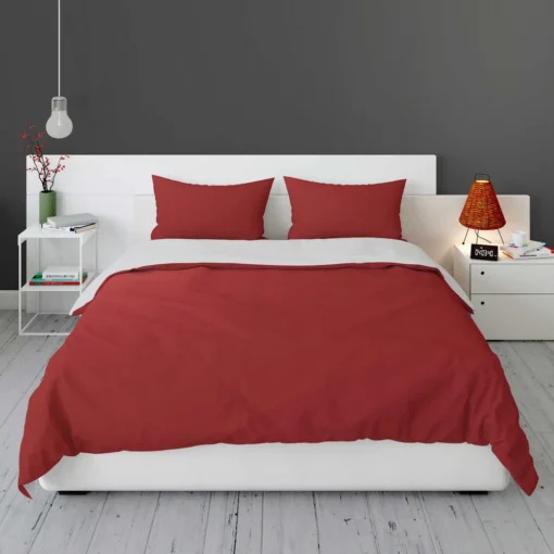 Fire Engine Red Bedding Set 1