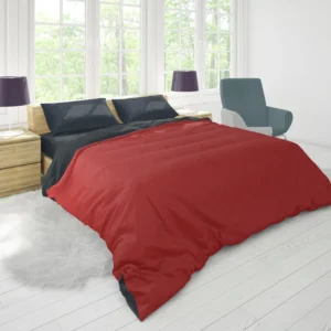 Fire Engine Red Duvet Cover 1