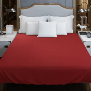 Fire Engine Red Duvet Cover