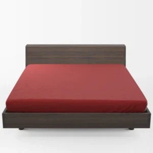 Fire Engine Red Fitted Sheet 1