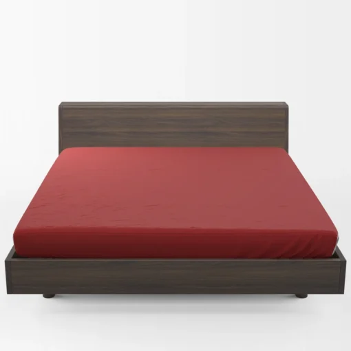 Fire Engine Red Fitted Sheet 1