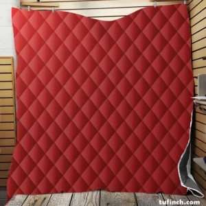 Fire Engine Red Quilt Blanket