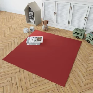 Fire Engine Red Rug 1