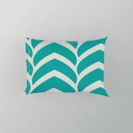 Fish Scale Circles Texture Pillow Case