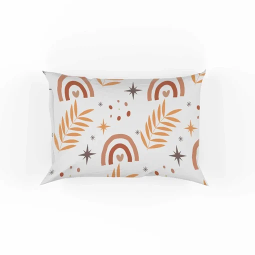 Flat Boho Aztec Folkloric Pattern Pillow Case