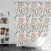 Flat Boho Style Dreamcatcher Pattern Shower Curtain