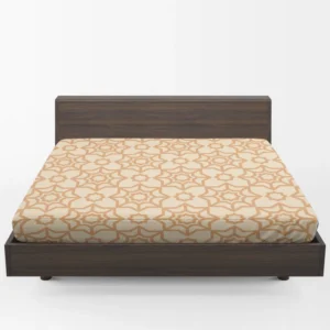 Flat Design Complex Arabesque Pattern Fitted Sheet 1