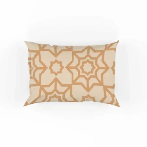 Flat Design Complex Arabesque Pattern Pillow Case