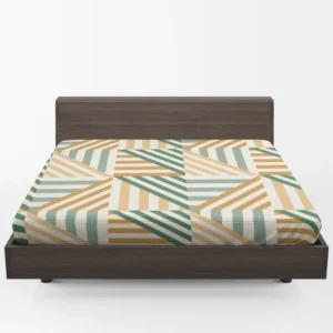 Flat Design Nordic Pattern Fitted Sheet 1