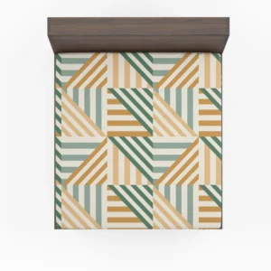 Flat Design Nordic Pattern Fitted Sheet