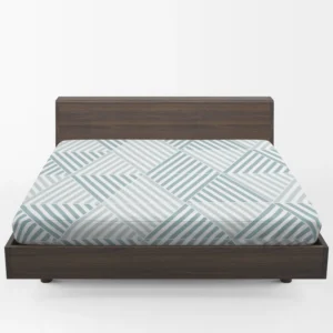 Flat Design Nordic Pattern Illustration Fitted Sheet 1