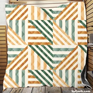 Flat Design Nordic Pattern Quilt Blanket