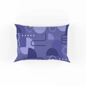 Flat Design with Liberty Blue Background Pillow Case