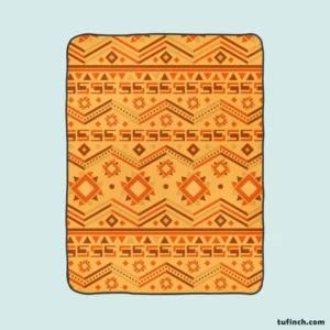 Flat Kwanzaa Pattern Design Fleece Blanket 1