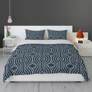 Flat Linear Abstract Lines Pattern Bedding Set 2