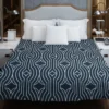 Flat Linear Abstract Lines Pattern Duvet Cover