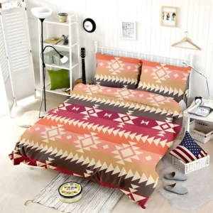 Flat Native American Pattern Bedding Set