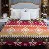 Flat Native American Pattern Duvet Cover