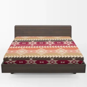 Flat Native American Pattern Fitted Sheet 1