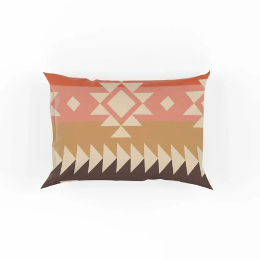 Flat Native American Pattern Pillow Case