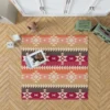 Flat Native American Pattern Rug