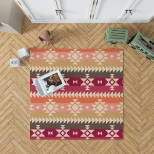 Flat Native American Pattern Rug