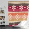 Flat Native American Pattern Shower Curtain