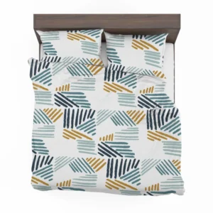 Flat Organic Abstract Element Pattern Bedding Set 1