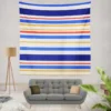 Flat Stripes Seamless Pattern Wall Tapestry