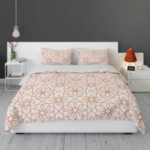 Flat Style Arabesque Pattern Bedding Set 2