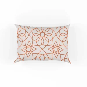 Flat Style Arabesque Pattern Pillow Case