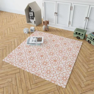 Flat Style Arabesque Pattern Rug 1