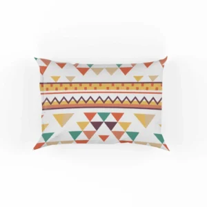 Flat Traditional Native American Pattern Pillow Case