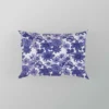 Floral Blue Toile Pattern Pillow Case