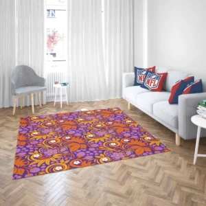 Floral Bouquets Pattern Design Rug 2