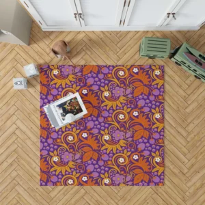 Floral Bouquets Pattern Design Rug