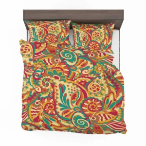 Floral Doodle Design Bedding Set 2