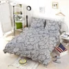 Floral Drawn Sketch Design Bedding Set