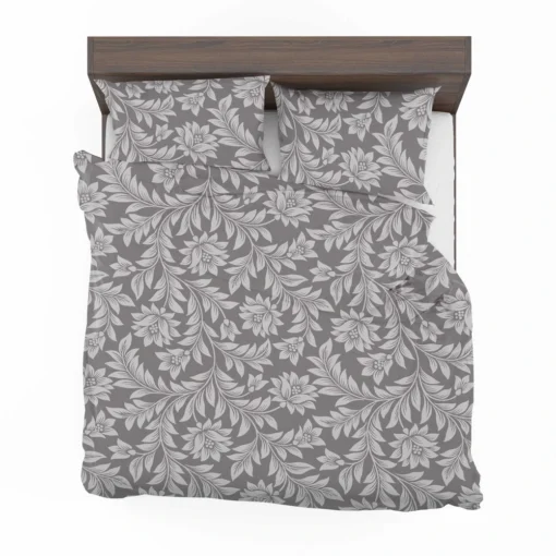 Floral Drawn Sketch Design Bedding Set 2