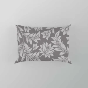 Floral Drawn Sketch Design Pillow Case