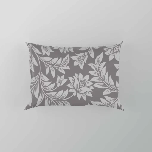 Floral Drawn Sketch Design Pillow Case