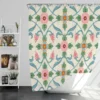 Floral Folk Art Pattern Shower Curtain