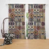 Floral Folk Pattern Curtain