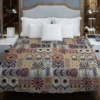 Floral Folk Pattern Duvet Cover