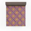 Floral Geometric Ethnic Pattern Fitted Sheet