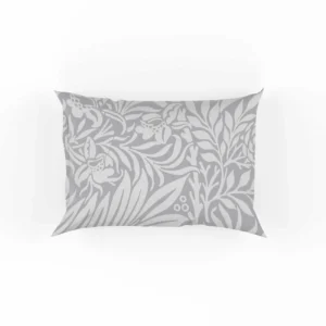 Floral Pattern on Goose Background Pillow Case