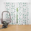 Floral Petal Minimalistic Curtain