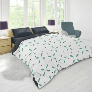 Floral Petal Minimalistic Duvet Cover 1